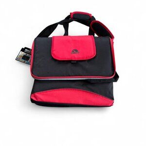 Igloo Collapsible Cooler Beach Tote Bag Red Black Insulated 36 Cans New